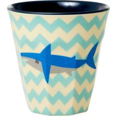 Rice Medium Melamine Cup Shark Print