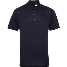 Blue - Fitness & Gym Polo Shirts Tridri Panelled Polo Shirt Men - French Navy