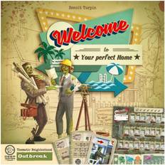 Familjespel - Zombie Sällskapsspel Welcome To Your Perfect Home Outbreak Thematic Neighborhood