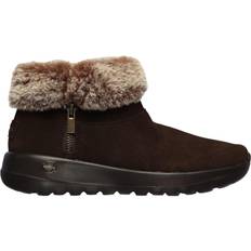 Kunstpelz Stiefeletten Skechers On The Go Joy Savvy - Chocolate