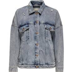 Only Safe Life Ls Oversze Jcket - Blue