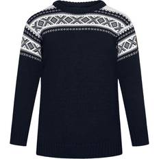 Strikkegensere Dale of Norway Kid's Cortina Sweater - Navy/Offwhite