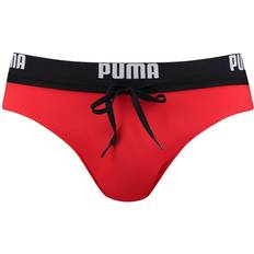 Elastano/Lycra/Spandex Trajes de Baño Puma Bañador Logo Brief Rojo - Red