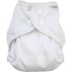 MuslinZ Tygblöjor MuslinZ Cloth Diaper White Size 2 6+m