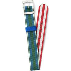 Timex Unisex Watch Straps Timex BTQ391803 18mm Blue/Green