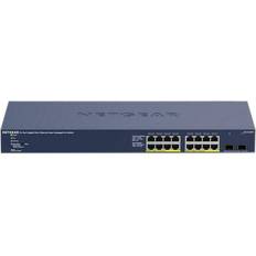 16 port switch Netgear 16-Port Gigabit Ethernet PoE+ Smart Switch (GS716TPP)