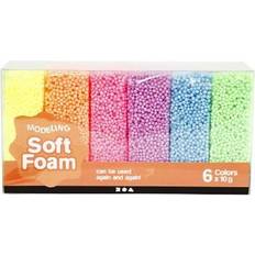 Jaune Argiles en Mousse Creativ Company Soft Foam 6x10g