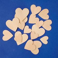 PlayBox Wooden Hearts 100 pcs