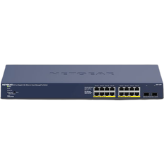 Netgear 16-Port Gigabit Smart PoE+ Switch with 2 SFP Ports