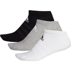 Adidas Cushioned Low-Cut Socks 3-pack Unisex - Medium Grey Heather/White/Black