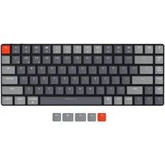 Keychron Lav profil Tastaturer Keychron K3 Wireless RGB V2 Red Optical (Nordic)