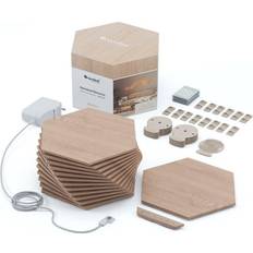 Hexagons starter kit Nanoleaf Wood Look Hexagons Veggarmatur 13st