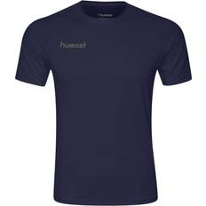 Ajusté T-shirts Hummel Maillot First Performance - Bleu