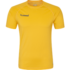 Hummel First Performance Short Sleeves Jersey Men - Sports Yellow