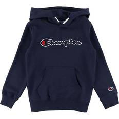 XXL Hoodies Champion Script Logo Cotton Fleece Hoodie - Dark Blue (305765-BS538)