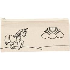 Beige Pencil Case Creativ Company Unicorn Light Nature Pencil Case