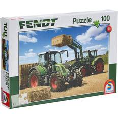 Puslespil Schmidt Spiele Tractor Cargo Front Loader Fendt 100 Pieces