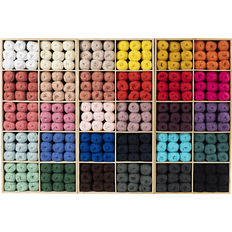 Garn & Håndarbejdsudstyr OekoTex Cotton Yarn Mixed Colors 170m 300pcs