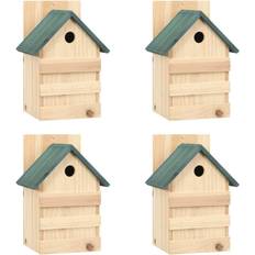 Legno - Nidi per Uccelli - Uccelli e Insetti Animali domestici vidaXL Bird House 4pcs