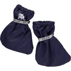 Blå Overtrekkssko CeLaVi PU Footies Padded - Dark Navy