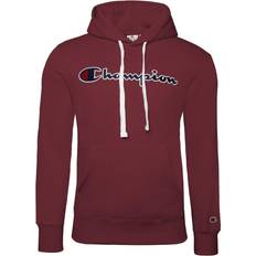 Champion Rochester Script Logo Hoodie - Wine Red