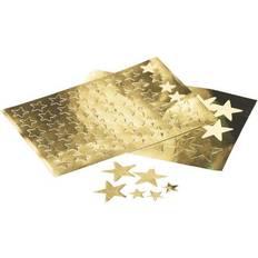 Guld Pyssel Stickers Stjärna Guld 13mm
