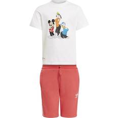 Adidas Garçon Autres Ensembles adidas Disney Mickey and Friends Shorts and Tee Set - White (H20320)