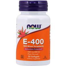 Now Foods Vitamin E-400 with Mixed Tocopherols 50 pcs