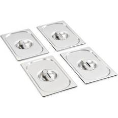 vidaXL Lock till GN-kantin 1/4 Utensilios de cocina 4pcs