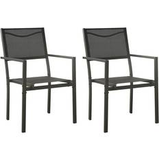 vidaXL 313077 2-pack Trädgårdsmatstol