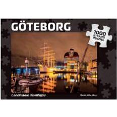 Landmark in Kvällsljus Puzzle 1000 Bitar