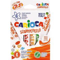 CARIOCA Felt Tip Pens Stamperello 6-pack