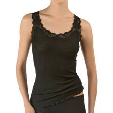 Shapewear & Undertøy Calida Richesse Lace Tank Top - Black