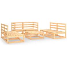 6 Loungeset Utemöbler vidaXL 3075414 Loungeset, 1 Bord inkl. 6 Soffor