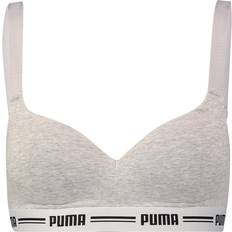 Puma C Bras Puma Iconic Padded Top Bra - Grey