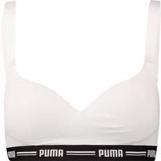 Puma Dame BH-er Puma Iconic Padded Top Bra - White