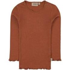 Wheat Rib Lace T-shirt - Bronze (0151e-007-0001)