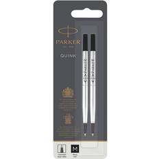 Parker Quink Rollerball Refill M Black 2-pack