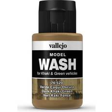 Vallejo Model Wash Dark Khaki Green 35ml