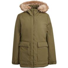 Adidas Chaquetas Adidas Hooded Parka Focus Olive Female