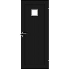 80 cm Innerdörrar Swedoor Advance Line Unique 01L GWA 120 Innerdörr Klarglas (80x210cm)