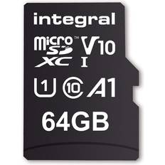 Tarjetas de Memoria & Memorias USB Integral MicroSDXC Class 10 UHS-I U1 V10 A1 100MB/s 64GB