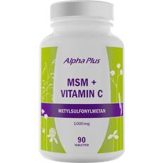 MSM Vitaminer & Mineraler Alpha Plus MSM + Vitamin C 90 stk