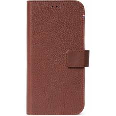 Decoded Étui de Protection pour iPhone 12 Mini Folio Détachable MagSafe Marron