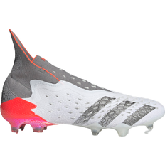 Adidas Predator Freak + FG M - Cloud White/Iron Metallic/Solar Red