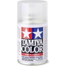 Noir Peintures en spray Tamiya TS-80 Flat Clear 100ml