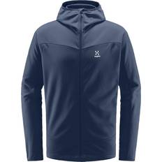 Haglöfs fleece herretøj Haglöfs Frost Mid Hood Men - Tarn Blue