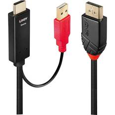 Lindy HDMI/USB A-DisplayPort 1.4 3m