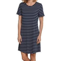 Cotton Nightgowns Schiesser Original Classics Short Nightshirt - Midnight Blue