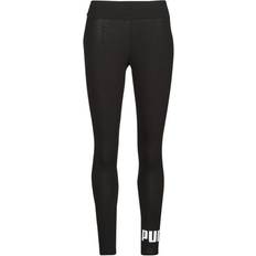 Donna - Tinta unita Collant Puma Essential Logo Leggings - Black - Female